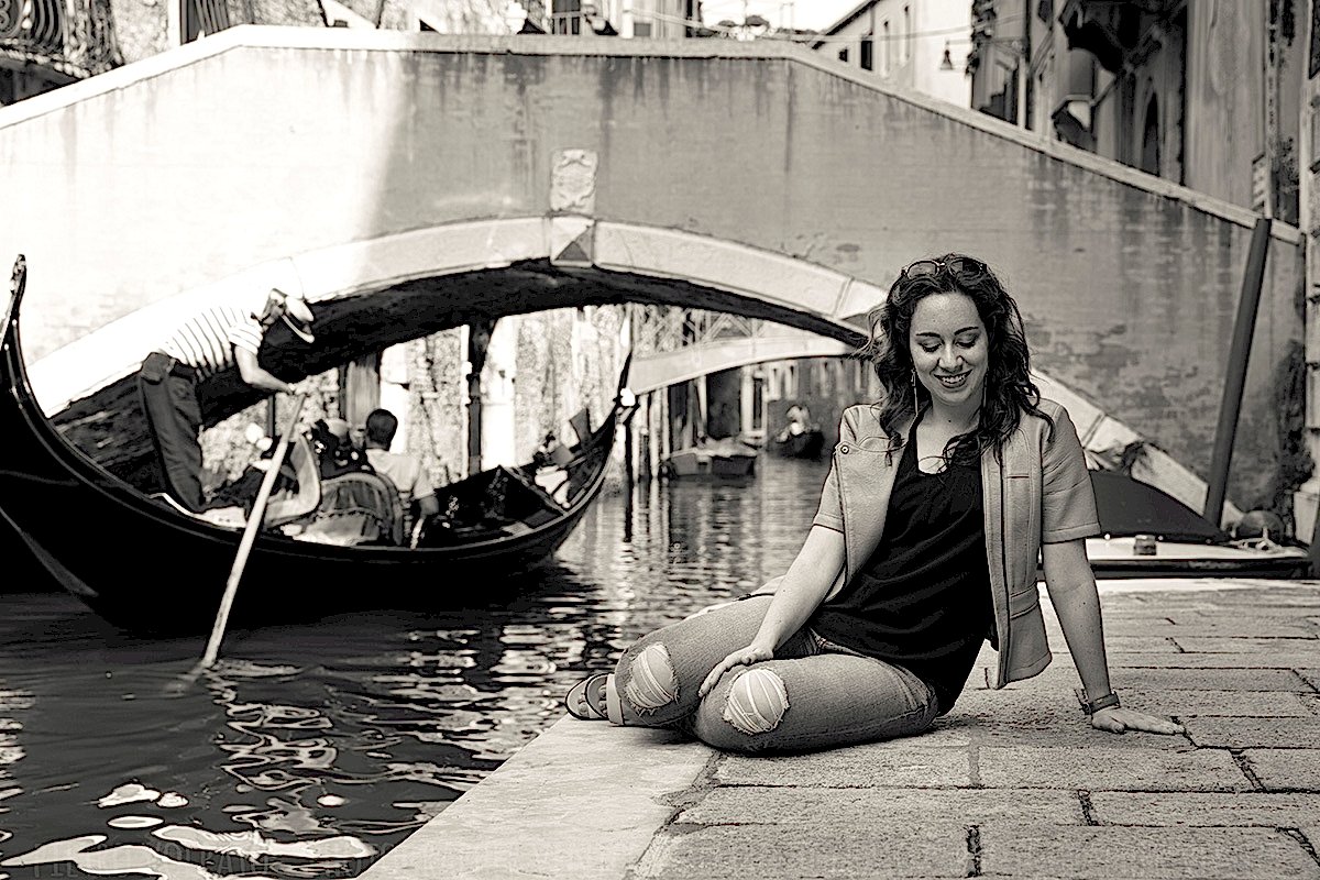 fotografo servizio foto modella a venezia