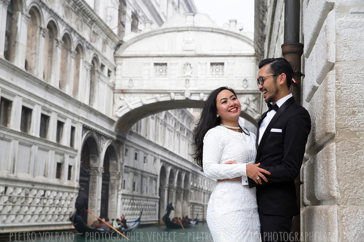 venezia fotografo per servizio foto sposi in luna di miele