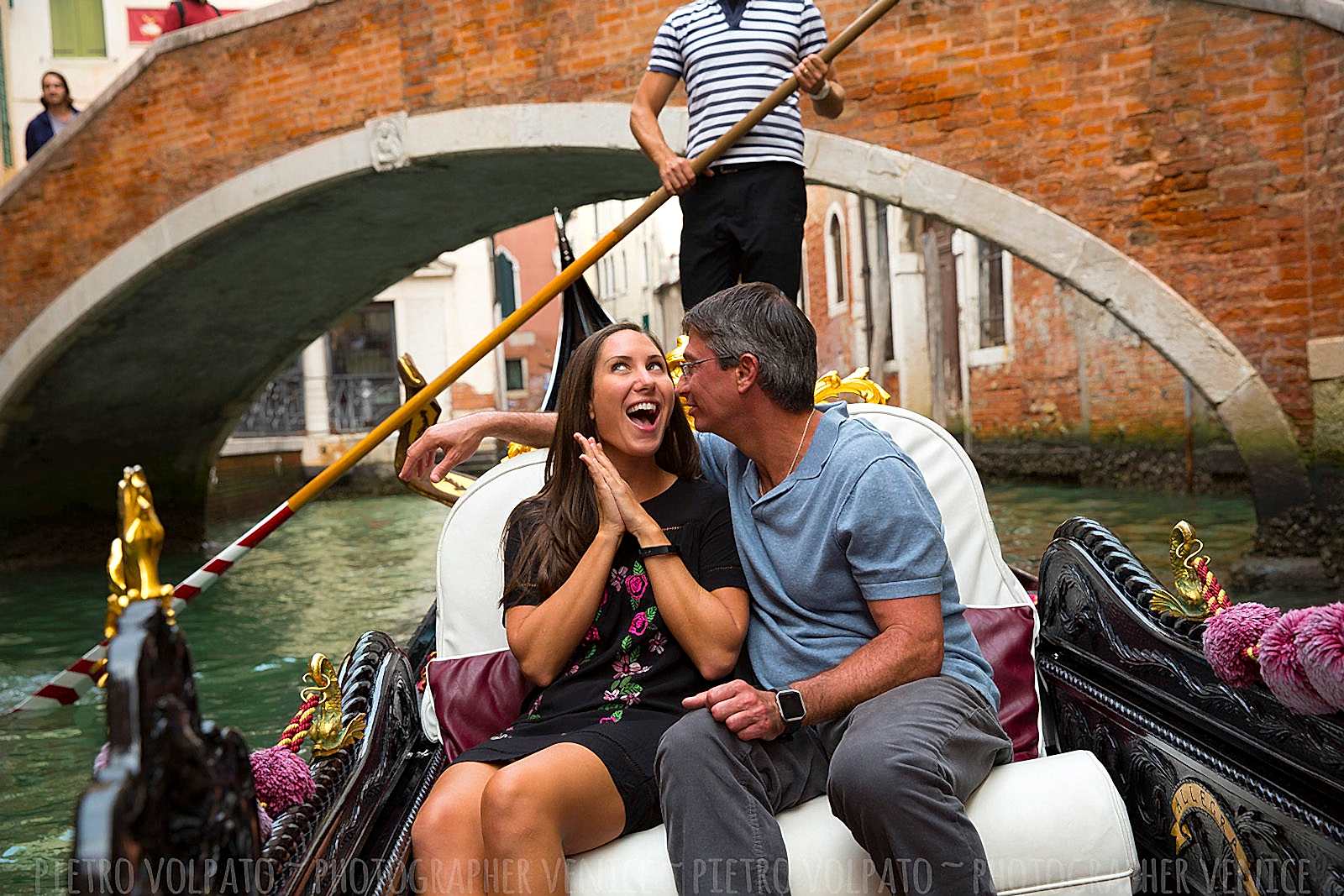 Photographer in Venice italy for couple vacation photography session ~ romantic and fun Venice photo walk and gondola