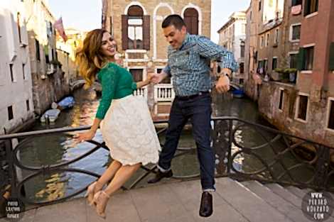 Venice Wedding Anniversary Photo Shoot and Tour